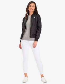 U.S. Polo Assn. SOLID BOMBER JACKET -Glimmera Cloth Shop 018352PG BLCK 2 47b5a7c9 cb58 42dd bf4c 7418af9f4fa4