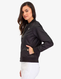 U.S. Polo Assn. SOLID BOMBER JACKET -Glimmera Cloth Shop 018352PG BLCK 3 716ab97f 87af 45bd a087 126a81a7cf1c
