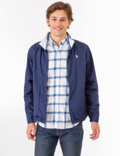 U.S. Polo Assn. COLLARED WINDBREAKER -Glimmera Cloth Shop 109521P2 CLNV 73707