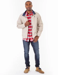 U.S. Polo Assn. COLLARED WINDBREAKER -Glimmera Cloth Shop 109521P2 THKH 73452