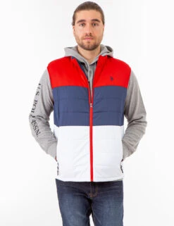 U.S. Polo Assn. USPA TRICOLOR VEST -Glimmera Cloth Shop 109529P7 ERED 73840