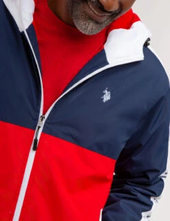 U.S. Polo Assn. SIDE TAPE COLORBLOCK LOGO WINDBREAKER -Glimmera Cloth Shop 109532P2 CLNV 67425