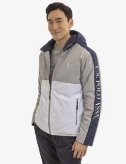 U.S. Polo Assn. SIDE TAPE COLORBLOACK LOGO WINDBREAKER