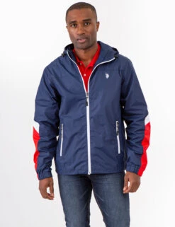 U.S. Polo Assn. COLORBLOCK HOODED JACKET -Glimmera Cloth Shop 109650P2 CLNV 73764