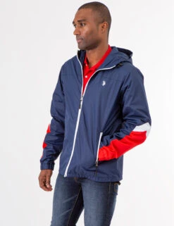U.S. Polo Assn. COLORBLOCK HOODED JACKET -Glimmera Cloth Shop 109650P2 CLNV 73765