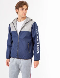 U.S. Polo Assn. USPA SLEEVE COLORBLOCK WINDBREAKER -Glimmera Cloth Shop 109685P2 CLNV 73751