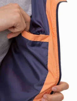 U.S. Polo Assn. USPA HEATHERED HOODED WINDBREAKER -Glimmera Cloth Shop 109708P2 OSHE 3083