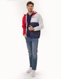 U.S. Polo Assn. USPA SPORT HOODED WINDBREAKER -Glimmera Cloth Shop 109709P2 ERED 3029