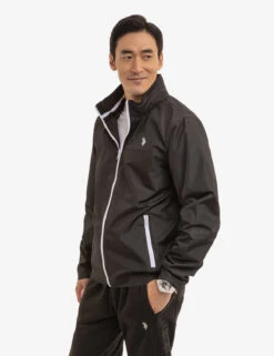 U.S. Polo Assn. STOW HOOD WINDBREAKER