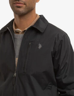 U.S. Polo Assn. LIGHTWEIGHT MICRO JACKET -Glimmera Cloth Shop 109745P5 BLCK 0785