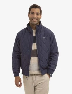 U.S. Polo Assn. DIAMOND QUILTED FLEECE JACKET -Glimmera Cloth Shop 109754P2 CLNV 1940
