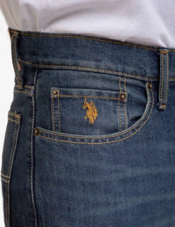 U.S. Polo Assn. SLIM STRAIGHT FIT JEANS -Glimmera Cloth Shop 111725HN DKWS 48906