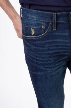 U.S. Polo Assn. SKINNY FIT STRETCH JEANS -Glimmera Cloth Shop 111819TI BLUE 11489