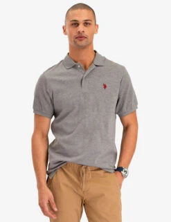U.S. Polo Assn. SOLID INTERLOCK POLO SHIRT