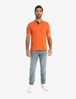 U.S. Polo Assn. MULTI COLOR BIG LOGO POLO SHIRT -Glimmera Cloth Shop 11304688 PMHT 13594