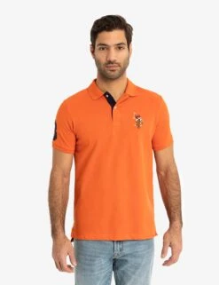 U.S. Polo Assn. MULTI COLOR BIG LOGO POLO SHIRT -Glimmera Cloth Shop 11304688 PMHT 13602