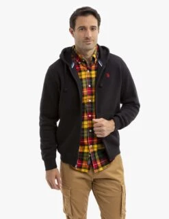 U.S. Polo Assn. FULL ZIP LINED HOODIE -Glimmera Cloth Shop 11335381 BLCK 13827