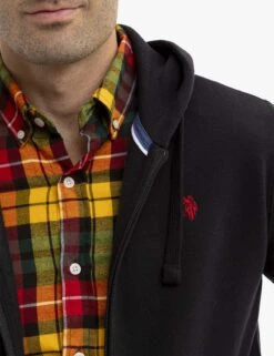 U.S. Polo Assn. FULL ZIP LINED HOODIE -Glimmera Cloth Shop 11335381 BLCK 13828