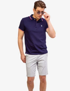 U.S. Polo Assn. TIPPED OTTOMAN PIQUE POLO SHIRT -Glimmera Cloth Shop 11378496 CLNV 42189