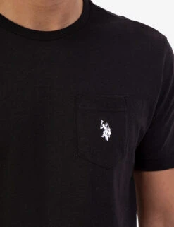 U.S. Polo Assn. SMALL LOGO POCKET T-SHIRT -Glimmera Cloth Shop 11390204 BLCK 4823
