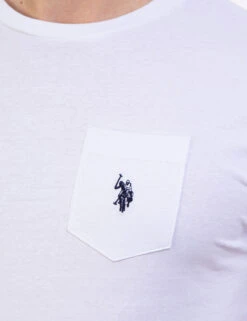 U.S. Polo Assn. SMALL LOGO POCKET T-SHIRT -Glimmera Cloth Shop 11390204 WHIT 4546