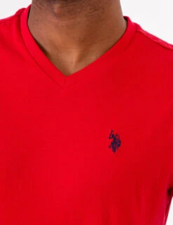 U.S. Polo Assn. SOLID V-NECK T-SHIRT -Glimmera Cloth Shop 11390304 ERED 73663