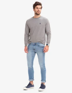 U.S. Polo Assn. LONG SLEEVE SOLID T-SHIRT -Glimmera Cloth Shop 114008ZB CPGY 2 8b3322d7 8f2f 48ca 96f6 6fb16a5af5f4