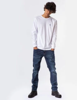 U.S. Polo Assn. LONG SLEEVE SOLID T-SHIRT -Glimmera Cloth Shop 114008ZB WHIT 2104 21fb9156 b10d 4cfd 9a30 3f9441a51c03