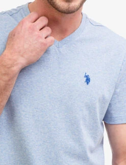 U.S. Polo Assn. MARLED V-NECK T-SHIRT -Glimmera Cloth Shop 11438319 CALB 6793
