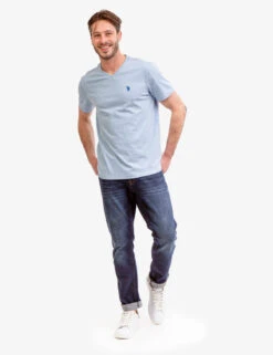 U.S. Polo Assn. MARLED V-NECK T-SHIRT -Glimmera Cloth Shop 11438319 CALB 6794