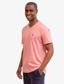 U.S. Polo Assn. MARLED V-NECK T-SHIRT -Glimmera Cloth Shop 11438319 CYCO 6780