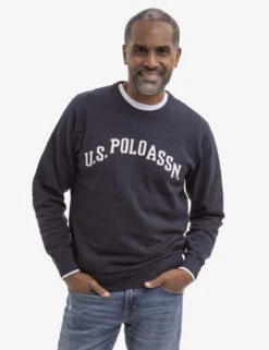 U.S. POLO ASSN. CHEST LOGO SWEATER