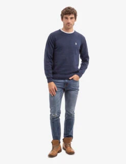 U.S. Polo Assn. SOLID JERSEY CREW NECK SWEATER -Glimmera Cloth Shop 115243 MNHT 16517