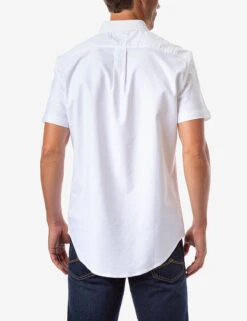 U.S. Polo Assn. SHORT SLEEVE STRETCH OXFORD SHIRT -Glimmera Cloth Shop 115876S0 OPWH 4699 44c83815 a635 4718 98e2 b5295451fc74
