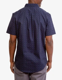 U.S. Polo Assn. DOT PRINT POPLIN SHORT SLEEVE SHIRT -Glimmera Cloth Shop 115929VI CLNV 6729