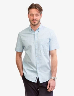 U.S. Polo Assn. DOT PRINT POPLIN SHORT SLEEVE SHIRT -Glimmera Cloth Shop 115929VI THBL 7343