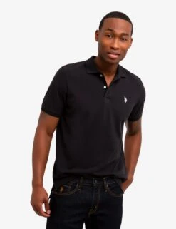 U.S. Polo Assn. SOLID PIQUE SMALL LOGO POLO SHIRT