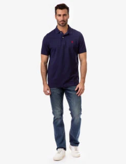 U.S. Polo Assn. SOLID PIQUE SMALL LOGO POLO SHIRT -Glimmera Cloth Shop 11601588 CLNV 10244