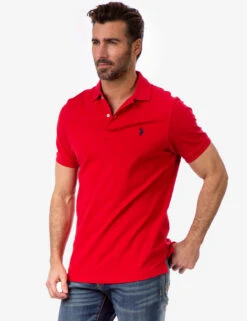 U.S. Polo Assn. SOLID PIQUE SMALL LOGO POLO SHIRT -Glimmera Cloth Shop 11601588 ERED 10210