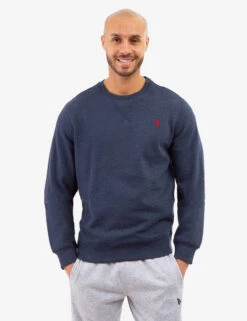 U.S. Polo Assn. SOLID CREW NECK SWEATSHIRT -Glimmera Cloth Shop 118643 IBLH 82579