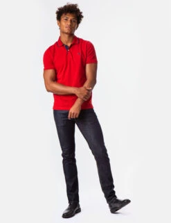 U.S. Polo Assn. SLIM FIT STRETCH SOLID PIQUE POLO SHIRT -Glimmera Cloth Shop 118716EE BNRD 2763