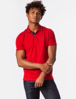 U.S. Polo Assn. SLIM FIT STRETCH SOLID PIQUE POLO SHIRT -Glimmera Cloth Shop 118716EE BNRD 2763 crop