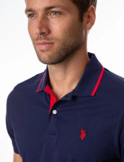 U.S. Polo Assn. SLIM FIT STRETCH SOLID PIQUE POLO SHIRT -Glimmera Cloth Shop 118716EE CLNV 5023