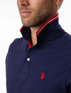 U.S. Polo Assn. SLIM FIT STRETCH SOLID PIQUE POLO SHIRT -Glimmera Cloth Shop 118716EE CLNV 5024