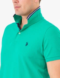 U.S. Polo Assn. SLIM FIT STRETCH PIQUE SOLID POLO SHIRT -Glimmera Cloth Shop 118716EE DPGN 74176