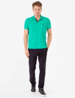 U.S. Polo Assn. SLIM FIT STRETCH PIQUE SOLID POLO SHIRT -Glimmera Cloth Shop 118716EE DPGN 74180