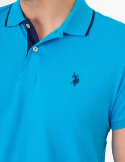 U.S. Polo Assn. SLIM FIT STRETCH PIQUE SOLID POLO SHIRT -Glimmera Cloth Shop 118716EE DTWB 74126