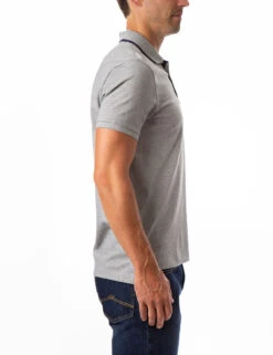 U.S. Polo Assn. SLIM FIT STRETCH SOLID PIQUE POLO SHIRT -Glimmera Cloth Shop 118716EE HGRY 4420