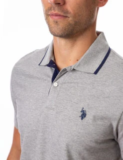 U.S. Polo Assn. SLIM FIT STRETCH SOLID PIQUE POLO SHIRT -Glimmera Cloth Shop 118716EE HGRY 4973