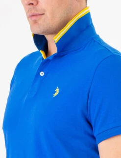 U.S. Polo Assn. SLIM FIT STRETCH PIQUE SOLID POLO SHIRT -Glimmera Cloth Shop 118716EE LAPB 74192